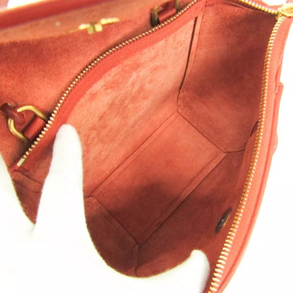 Celine Belt Bag Nano Women's Leather Handbag,Shoulder Bag Red Brown 950-021725 - Picture 12 of 16
